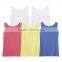 wholesale color combination blank tank top women with cheap price manufacturing in jiangxi China