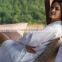 Microfiber waffle bathrobe
