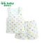 100%Cotton Summer Baby Sets White Newborn Baby Boy Clothing Suits Babies Vest + Shorts Baby Girl Clothes Set Suits Infant