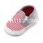 B22228A Newest Toddler shoes wholesale cute Striped soft sole Toddler shoes