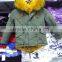 Parka Kids Wear 2015 Coat Jackets For Children Clothing Factory Girls' Faux Fur-Lined Army Coat Kid Clothes Fur Coat