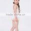 White Pretty Animal-print One Piece Kids Swimsuit Child Beachwear