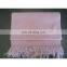 China Hot-selling fashion design pink color cashmere pashmina scarf shawls