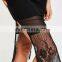 Wholesale Woman Clothes Black Strappy Lace Hem Midi Dress
