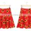Summer Daisy Flower Printing Tank Tops With A Line Skirts Two Pieces Ready Garment