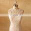 Romantic Mermaid Illusion Back Beads & Applique Boned Lace Wedding Gown