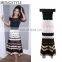 2018 New arrival European style wave fishtail sexy bodycon bandage long lady skirt