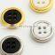 BS054 4 holeS ABS plastic gold plating buttons