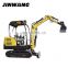 Factory directly 2 ton mini cheapest bagger excavator for construction