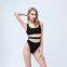 Women Bikinis Plain Color One-piece Girls Summer Swimwear