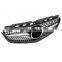 2014-2016 Diamond Style Front Silver Grille Grill For Mercedes-Benz E-Class W212
