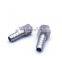 Quick coupler Pagoda joints ZG1/4'',O.D 10 mm ss plumbing fittings 304 stainless steel fittings flex connectors