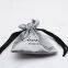 Custom logo printed Drawstring cosmetic packaging velvet bag  jewelry pouch