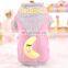 Pet dog Winter fleece Clothes Overcoat moon hoodies Double layer winter jacket