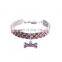 Luxury crystal diamond cat and dog necklace pet collar