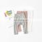 Wholesale 100% Cotton Children Pants Bowknot Rib Cotton Raw Edge Legging