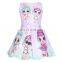 2020 Sleeveless Girls Cartoon Dress Print Girl Dress Wholesale Children's Clothing