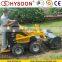 Chinese mini tracked skid steer loader with bucket