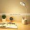 Flexible Arm Rotary Gooseneck led curve table lamp Dimmable table light Studying led table light 3 lighting modes