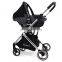Baby Stroller 3 In 1 High Landscape Multifunctionc stroller Folding Seasons with adapter