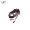 Transparent Frosted 2R/2R OD 3.5/3.5 Audio Video RCA Cable Audio Interconnect Cable RCA to RCA