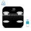 White Led Display Private Label  Glass Platform Precision Low Energy Blue Tooth Body Fat Weight Scale