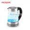 Antronic 1.8L Blue LED light Glass Smart Kettle with temperature controller