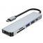 Six In One Docking Station Type C USB C HUB For MacBook Notebook