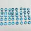Swiss Blue Topaz 6x6 mm Round Cabochan