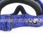 Blue frame transparent lens anti fog anti slip cross country customized motorbike goggles