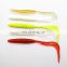 Long Tail Fish Lure 9.3cm 14.5cm Soft Plastic Lures For Bass Fishing