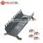 MT-2203 Stainless Steel Back Mount Frame for 10 pair krone module 11way Back Mounting Frame