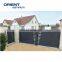 Powder coated Aluminum metal door gate with lock and accessories