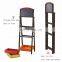 Creative Blackboard Flower Stand Collapsible Flower Frame Solid Wood Balcony Pots Shelf