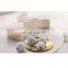 Cheese Egg Shape White Marble Chopping Board