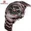 NAVIFORCE NF9170 Men Stylish Japan Analog Digital Stainless Steel Calendar Chronograph Business Wrist Watch