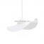 European Modern Hat Shade Chandelier Pendant Light With Fabric Shade Hotel Home Decoration Pendant Light