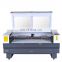China auto feed laser cutting machine co2 double head from jinan