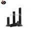High quality black stainless steel screws for household flat head screws