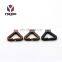 Moderate Price Triangle Keyring Shape Ring Custom Logo Keychain Small Metal Split Rings For Bag