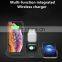 New Arrival Mobile Phone Charge Stand 4 in 1 Foldable Stand 15W Qi Fast Charging Dock Wireless Charger For iPhone Airpods Watch