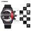 SINOBI Chronograph Men's Watch Stop Watch Silicone Band Sub-dial Multifunctional Chronograph Sport Watch Quartz Movement S9690G