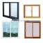 aluminium wood color profile window frames sliding windows