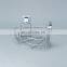 Shower Caddy Shower Shelf Kitchen Storage Basket Corner Shelf Steel No Drilling Self Adhesive Bathroom Caddy No Rust