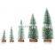 Mini Christmas Tree Snowflakes Artificial Christmas Mini Cedar Ornaments Festival Table Miniature Ornament Home Decoration