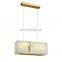 High Quality Copper Restaurant Chandelier Modern Simple Marble Decoration Hanging Pendant Light Lamp for Home