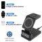 Smart Wireless Charging Stand with Digital Clock 4 in 1 Wireless Charging Station 15W Fast Charging for Apple 12-15 Series