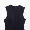 New style round-neck slim-fit T-shirt with unique design and no sleeves, inspired by European and American fashion trends.