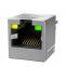 H1152E01A 100M Ethernet filter 1X1 Port 180 UP vertical Magjack RJ45  Female Connector 8p8c Cat5 Modular Jack/Socket