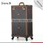 Fashion style PVC trolley makeup case rolling case cosmetic case with wheels